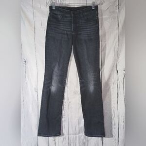 Lucky Brand Sweet Mid-Rise Straight Lightly Distressed Jeans